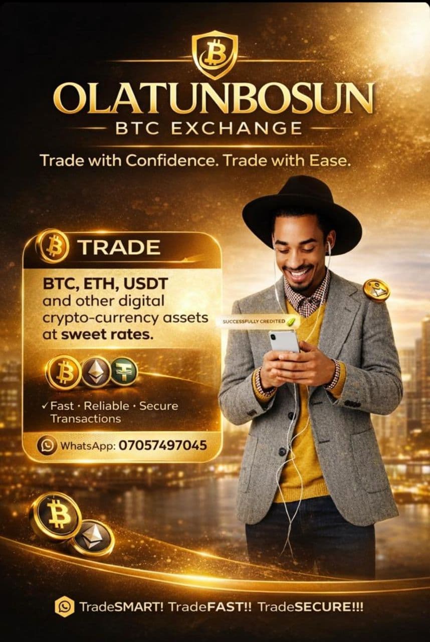 Olatunbosunbtc Exchange — Bitcoin and digital asset trading